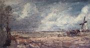 John Constable Spring:East Bergholt Common painting